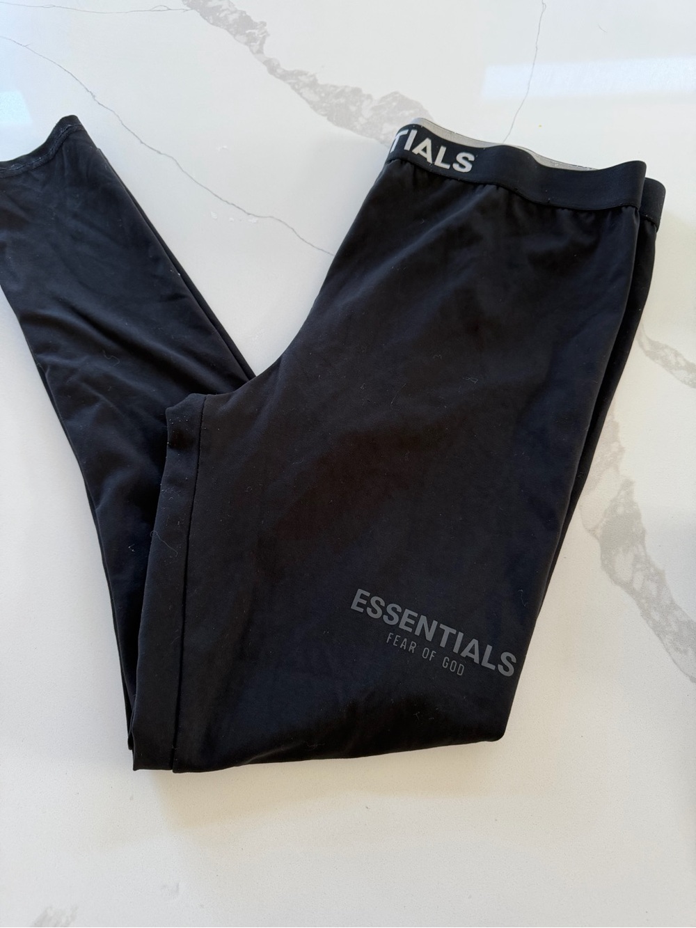 Fear of God Essentials Leggings Women XL Black Athleisure Streetwear Casual
